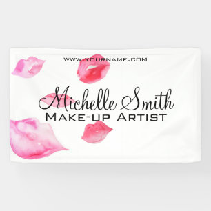 Banderoles Aquarelle rose lèvres maquillage marque