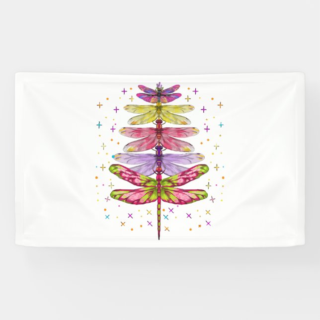 Banderoles Arbre de Noël dragonfly (Horizontal)