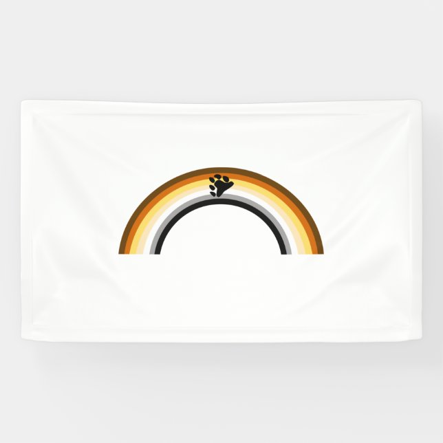 Banderoles Arc-en-ciel Ours (Horizontal)