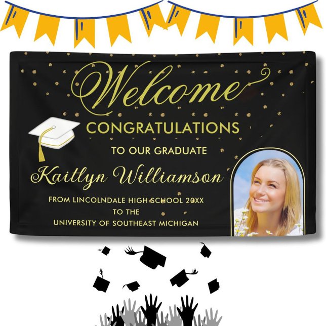Banderoles Arc moderne photo Lycée de fin d'études (Créateur téléchargé)