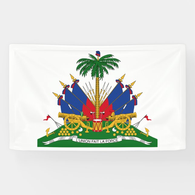 Banderoles Armoiries d'Haïti (Haïti) (Horizontal)