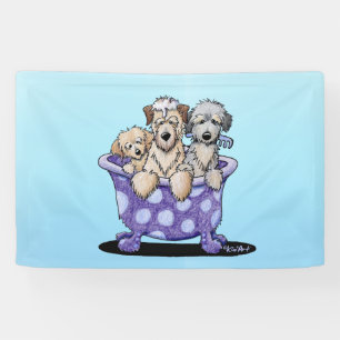 Banderoles Art de toilettage de chien