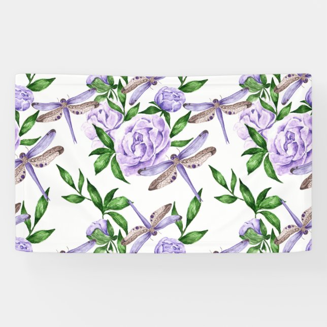 Banderoles Art diamant papillon (Horizontal)