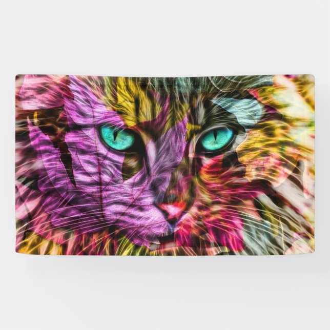 Banderoles Artsy Kitty Chat (Horizontal)