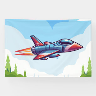 Banderoles avion/avion de chasse