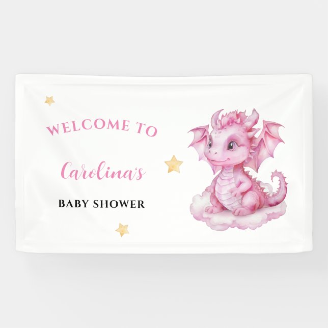 Banderoles Baby Dragon Welcome (Horizontal)