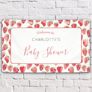 Banderoles Baby Shower aux Fraises
