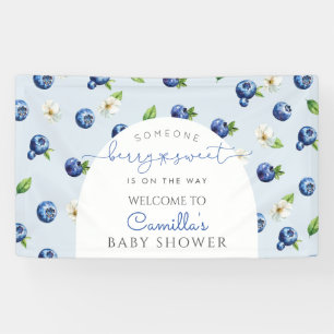 Banderoles Baby shower Berry Sweet Blueberry