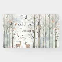 baby shower boisé mignon