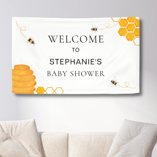 Banderoles Baby shower d'abeilles (Créateur téléchargé)