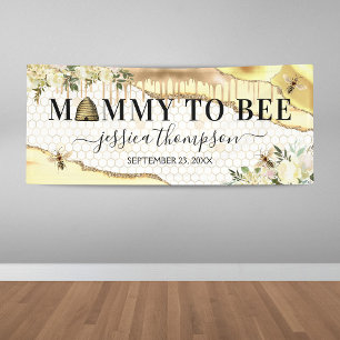 Banderoles Baby shower d'abeilles vintage