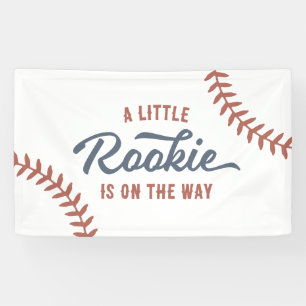 Banderoles Baby shower de base-ball Little Rookie