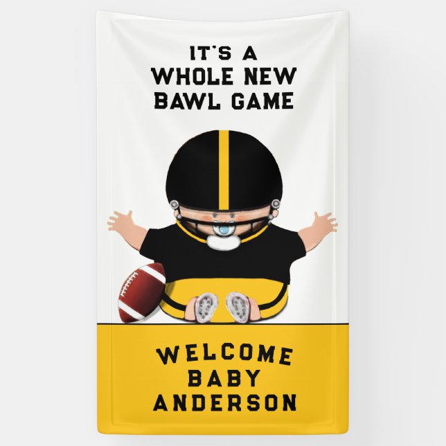 Banderoles Baby shower Garçon (Vertical)