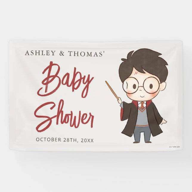 Banderoles Baby shower Harry Potter simple (Horizontal)