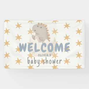 Banderoles Baby shower illustratif Pastel Watercolor