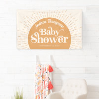 Baby shower Jaune Boho Sunshine