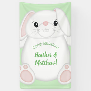 Banderoles Baby shower lapin lapin