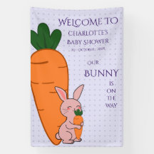 Baby Shower Lapin Mignon & Carotte