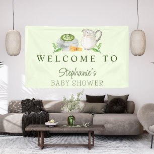 Banderoles Baby Shower Moderne "Nous t'aimons tellement Match