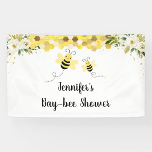 Banderoles Baby shower neutre entre les sexes de la florale d
