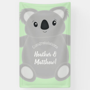 Banderoles Baby shower Ours de Koala