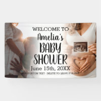 Baby Shower Personnalisé 2 Photo de Bienvenue