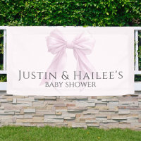 Baby Shower personnalisé Coquette Fille Arc-en-cie