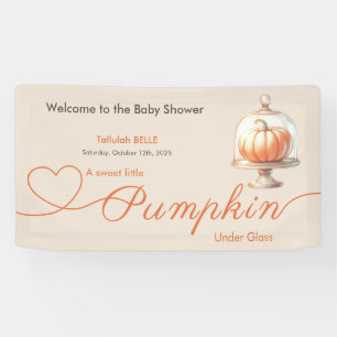 Banderoles Baby Shower Petite Citrouille – Élégance d'Automne