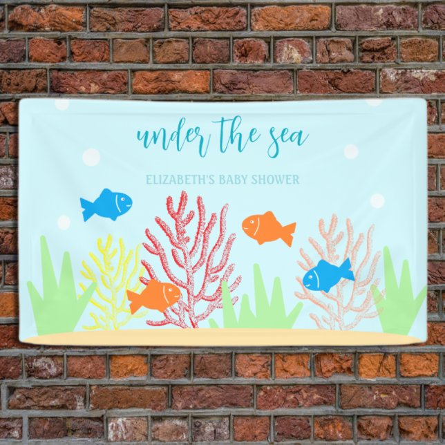 Banderoles Baby shower Sea Life (Créateur téléchargé)