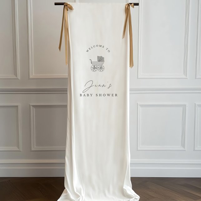 Banderoles Baby Shower Sign, Baby stroller decorations, custo (Créateur téléchargé)