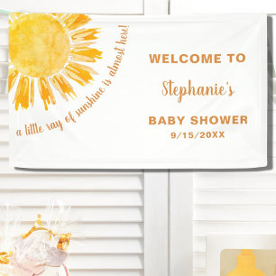 Banderoles Baby shower solaire