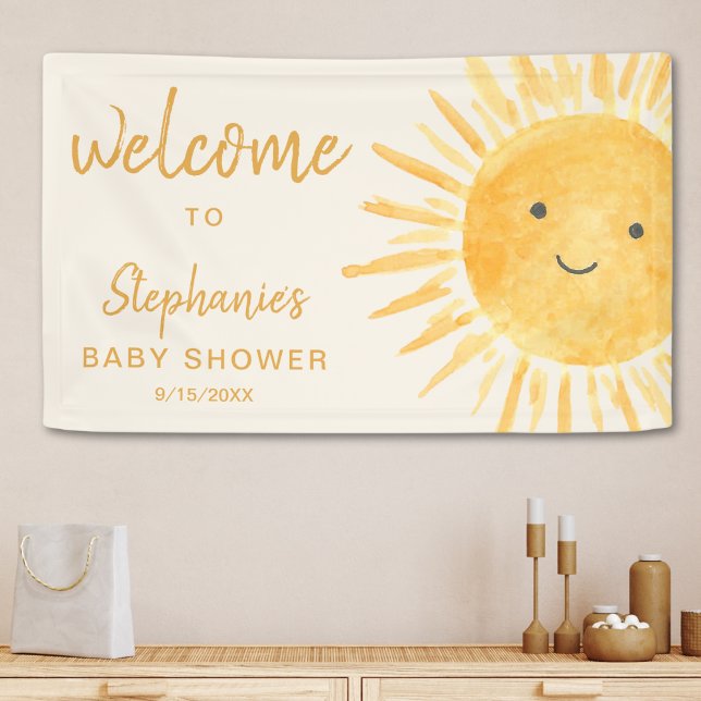 Banderoles Baby shower Sunshine (Créateur téléchargé)