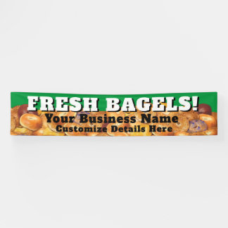 Banderoles Bagel Business Banner - SACS FRAIS personnalisable