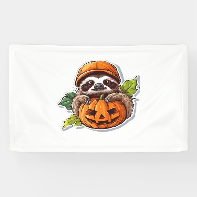 Banderoles Baguette classique Halloween Halloween Sticker (Horizontal)
