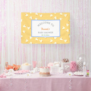 Banderoles Baignoire Bébé Jaune Mignonne Canards Illustrés à 