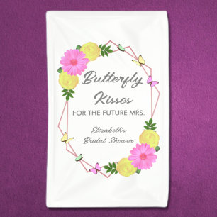 Banderoles Baisers de papillon pour la future Mme Shower de m