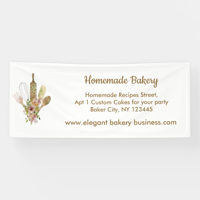Banderoles Bakery Pastry Shop Cooking chef (Horizontal)