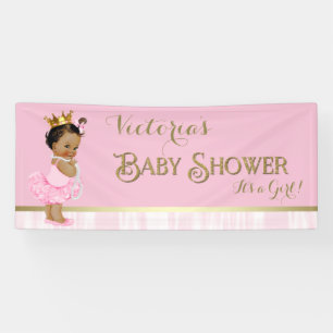 Banderoles Ballerine Tutu Perle Baby Shower