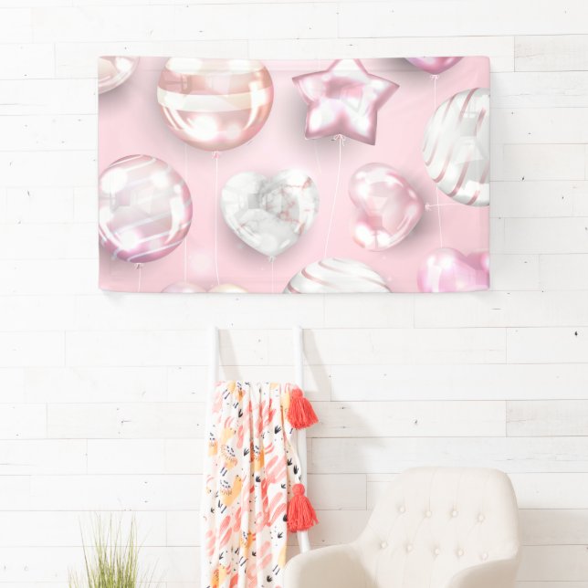 Banderoles Ballon de fête (En situation)