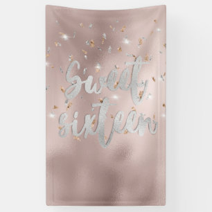 Banderoles Bandeau publicitaire Sweet 16 party