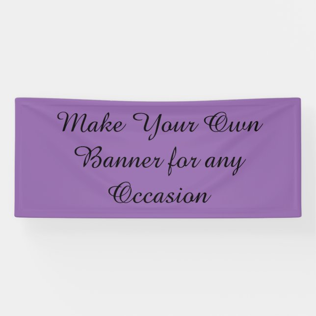 Banderoles Bannière-Personnaliser pour toute occasion (Horizontal)