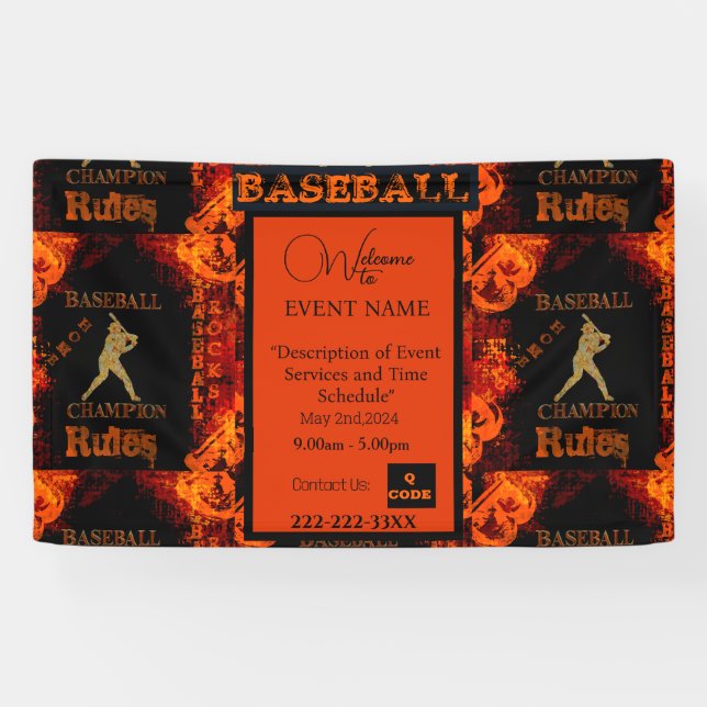 BANDEROLES BASEBALL  (Horizontal)