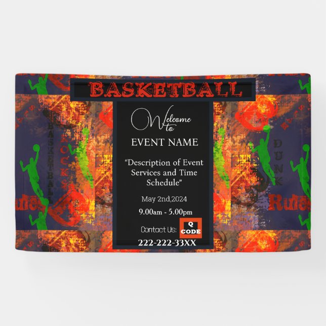 BANDEROLES BASKET-BALL  (Horizontal)