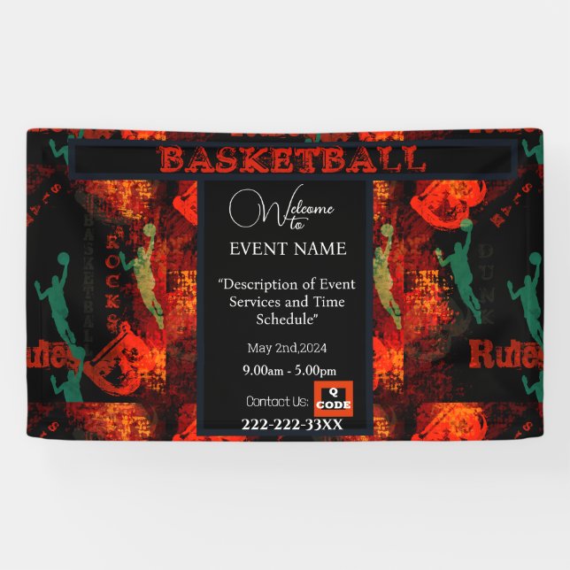 BANDEROLES BASKETBALL  (Horizontal)