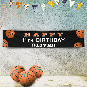 Banderoles Basketball Ball Sports Anniversaire de enfant Part