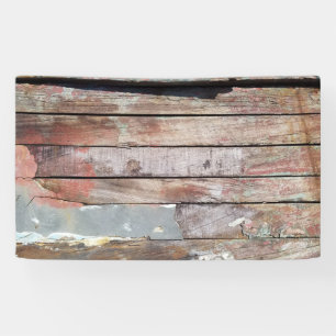 Banderoles Bateau à voile rustique en bois vieilli Planches N