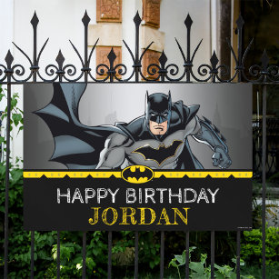 Banderoles Batman   Chalkboard Joyeux anniversaire