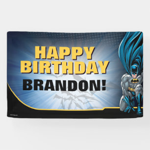 Banderoles Batman (homonymie) Joyeux Birthday Banner
