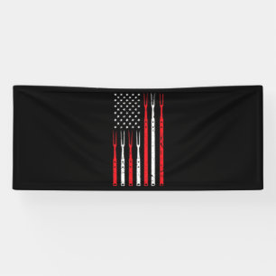 Banderoles BBQ Chemise Pour Hommes Papa Cadeau Patriotique
