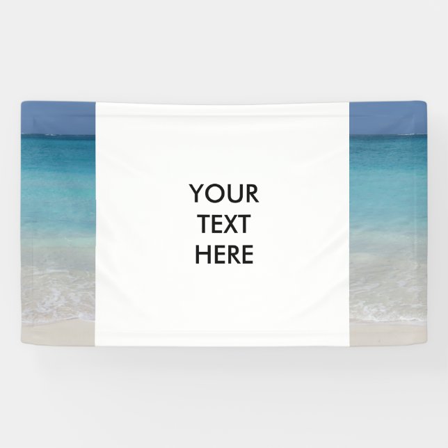 Banderoles Beaux Turcs de la plage | et photo de la Caïques (Horizontal)